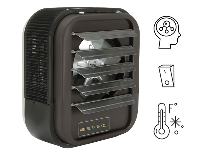 HUHAA-PRO Series – Unit Heater with Thermostat, Disconnect, and Transformer